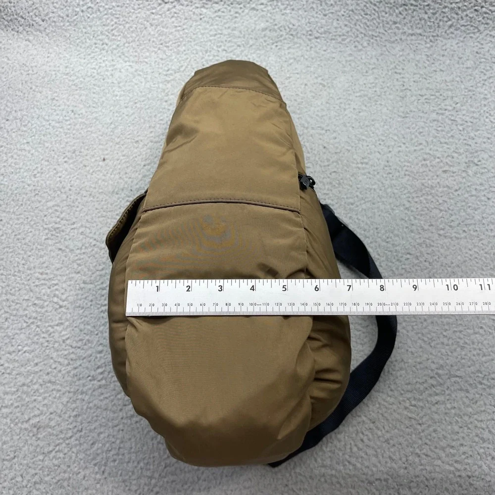 L.L. Bean 0GA32 Crossbody Brown AmeriBag Healthy Back Bag Sling Travel Backpack